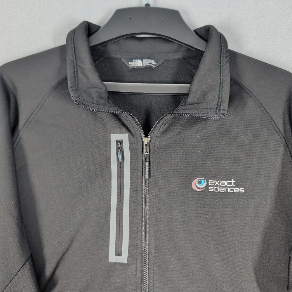 The North Face Jacket Mens XL Black Exact Sciences Cologuard Softshell Full Zip - Picture 3 of 11